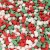 Red, Green and White Christmas Confetti Dots