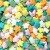 Pastel Rainbow Confetti flowers