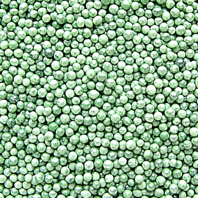 Pearlised Green Non-Pareils