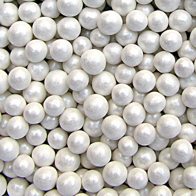 Pearlised White 6mm Pearls