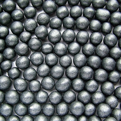 Pearlised Black 6mm Pearls