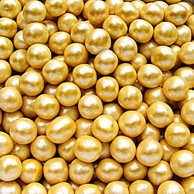 Gold 6mm Pearls