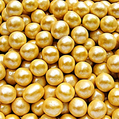 Gold 8mm Pearls