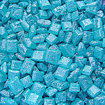 Pearlised Blue Sugar Rocs