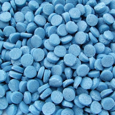 Bright  Blue Confetti Sequins