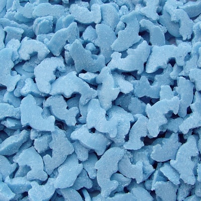 Blue confetti Dolphins