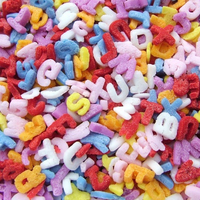 Rainbow Confetti Alphabets