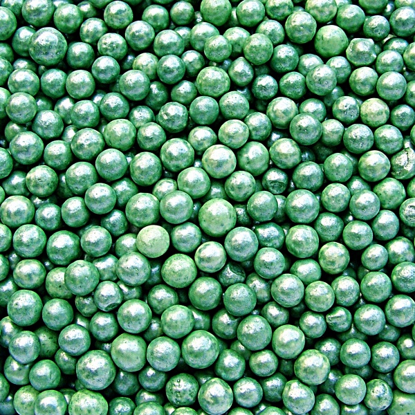 Pearlised Green 4mm Pearls QSIngredients.co.uk