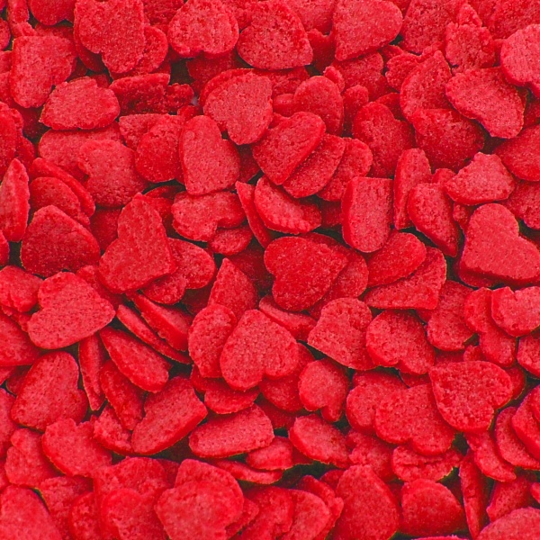 Red Confetti Hearts QSIngredients.co.uk