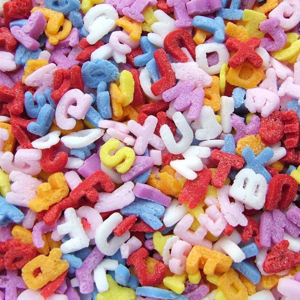 Rainbow Confetti Alphabets QSIngredients.co.uk