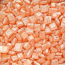 Pearlised Orange Sugar Rocs