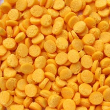 Bright Orange Confetti Sequins