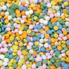 Pastel Rainbow Confetti Dots