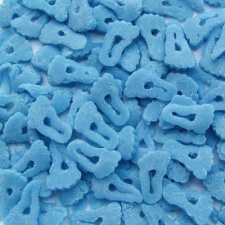 Blue confetti Footprint